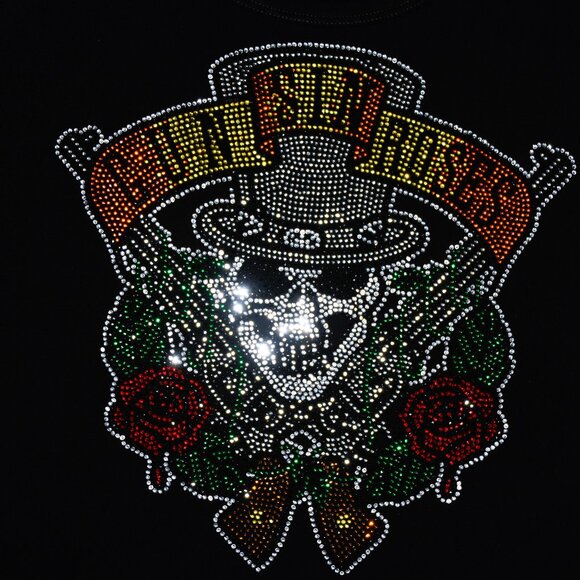 Guns N Roses   Rhinestone  bling sleeveless tank top  XS,S,M,L,XL,XXL,… - Picture 4 of 10